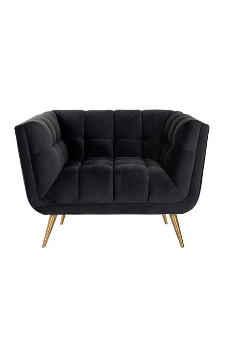 Channel-Tufted Lounge Chair | Richmond Interiors Huxley | Oroa.com