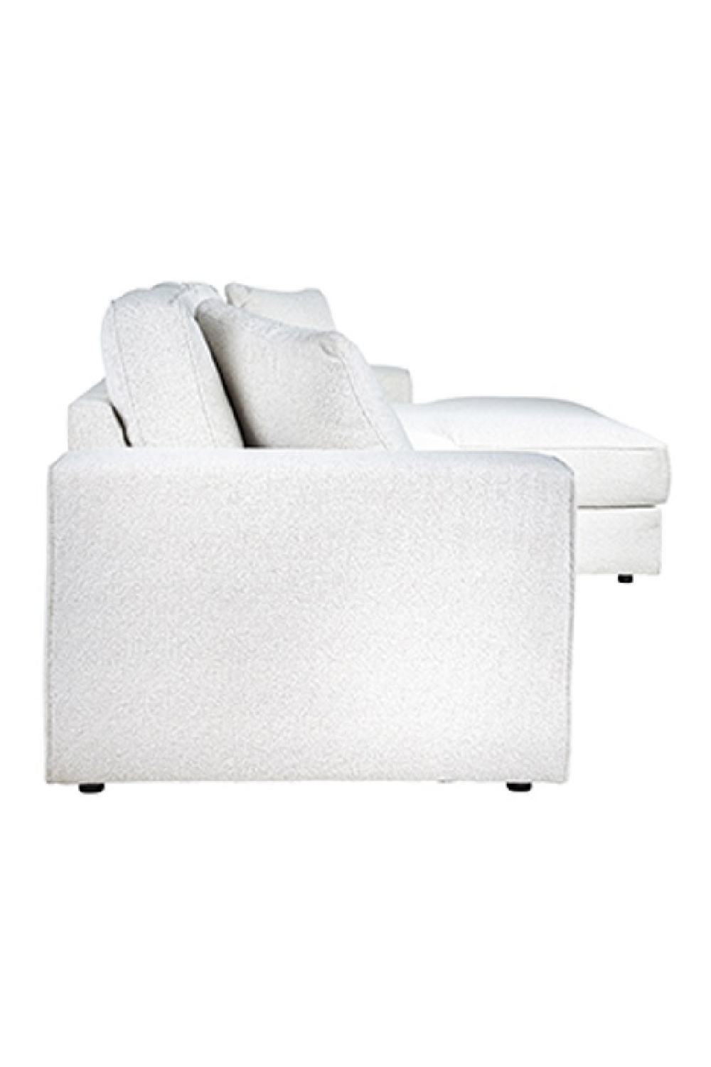 White Bouclé Modular Sofa | OROA Santos | Oroa.com