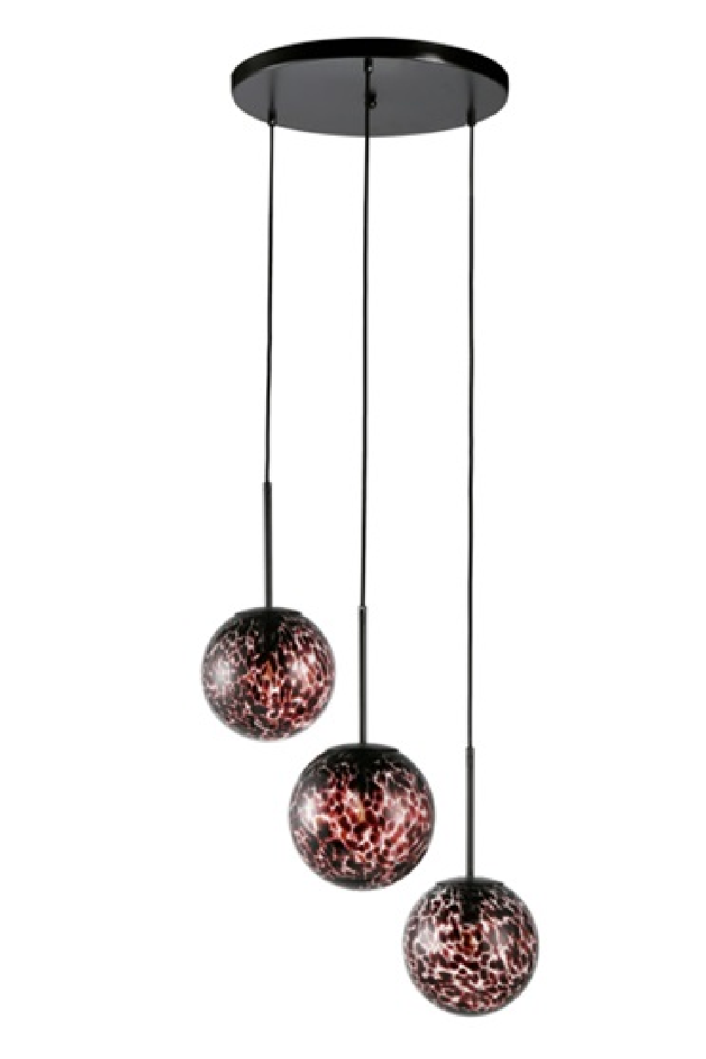 Three Glass Orb Hanging Lamp | OROA Kyana | OROA.com