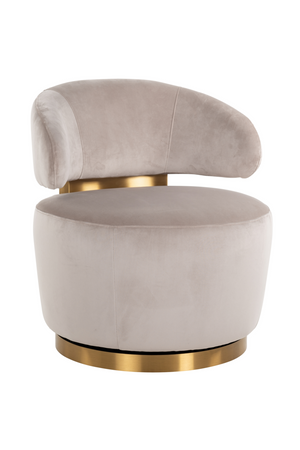 Modern Velvet Swivel Chair | Richmond Interiors Maxime | Oroa.com