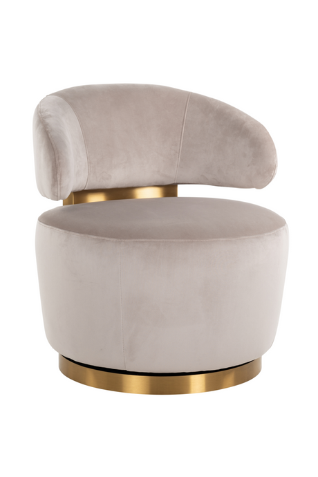 Modern Velvet Swivel Chair | Richmond Interiors Maxime | Oroa.com