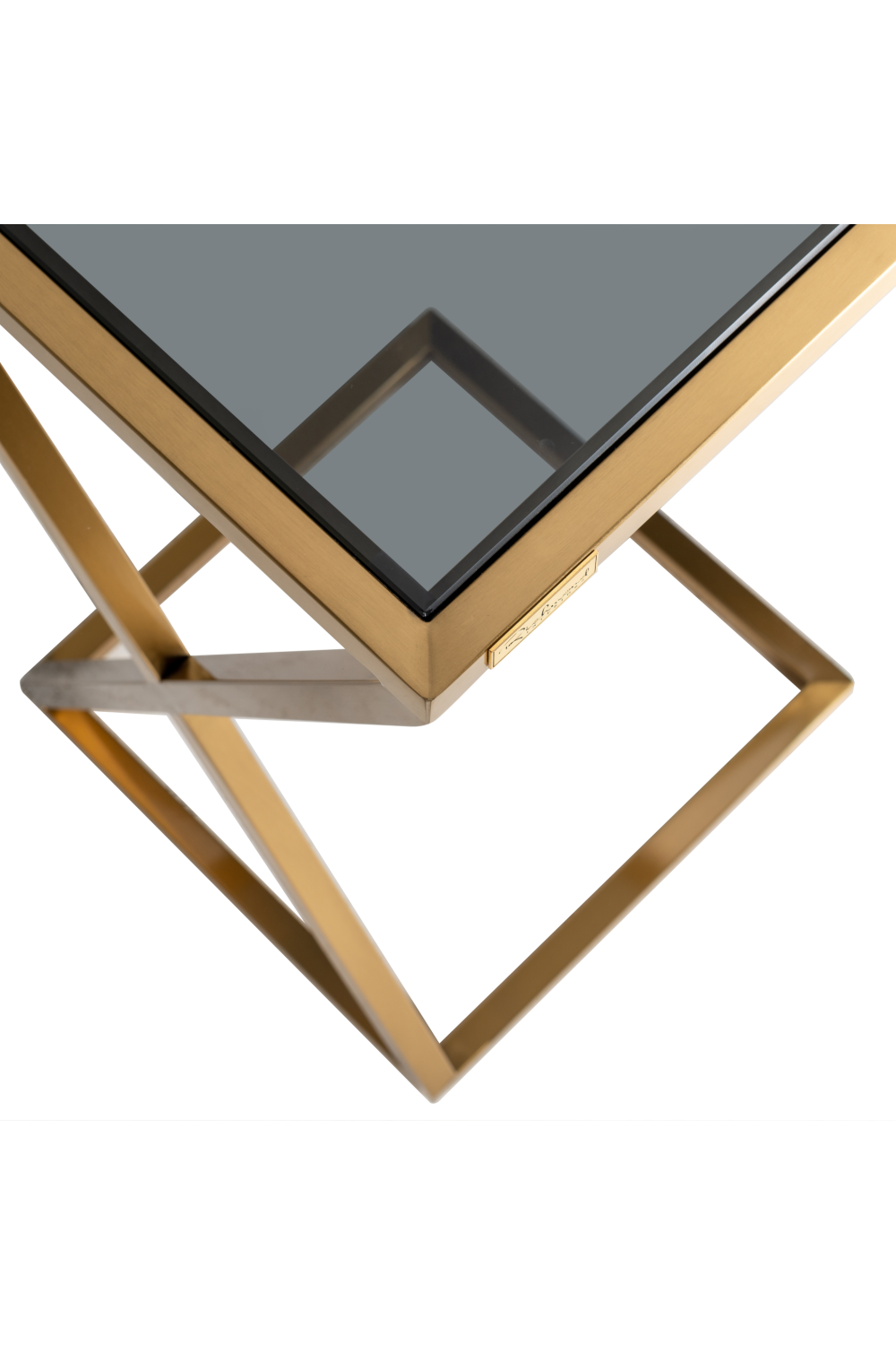 Brushed Gold Sofa Table | OROA Paramount  | Oroa.com