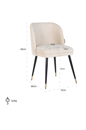 Upholstered Classic Dining Chair | Richmond Interiors Alicia | Oroa.com