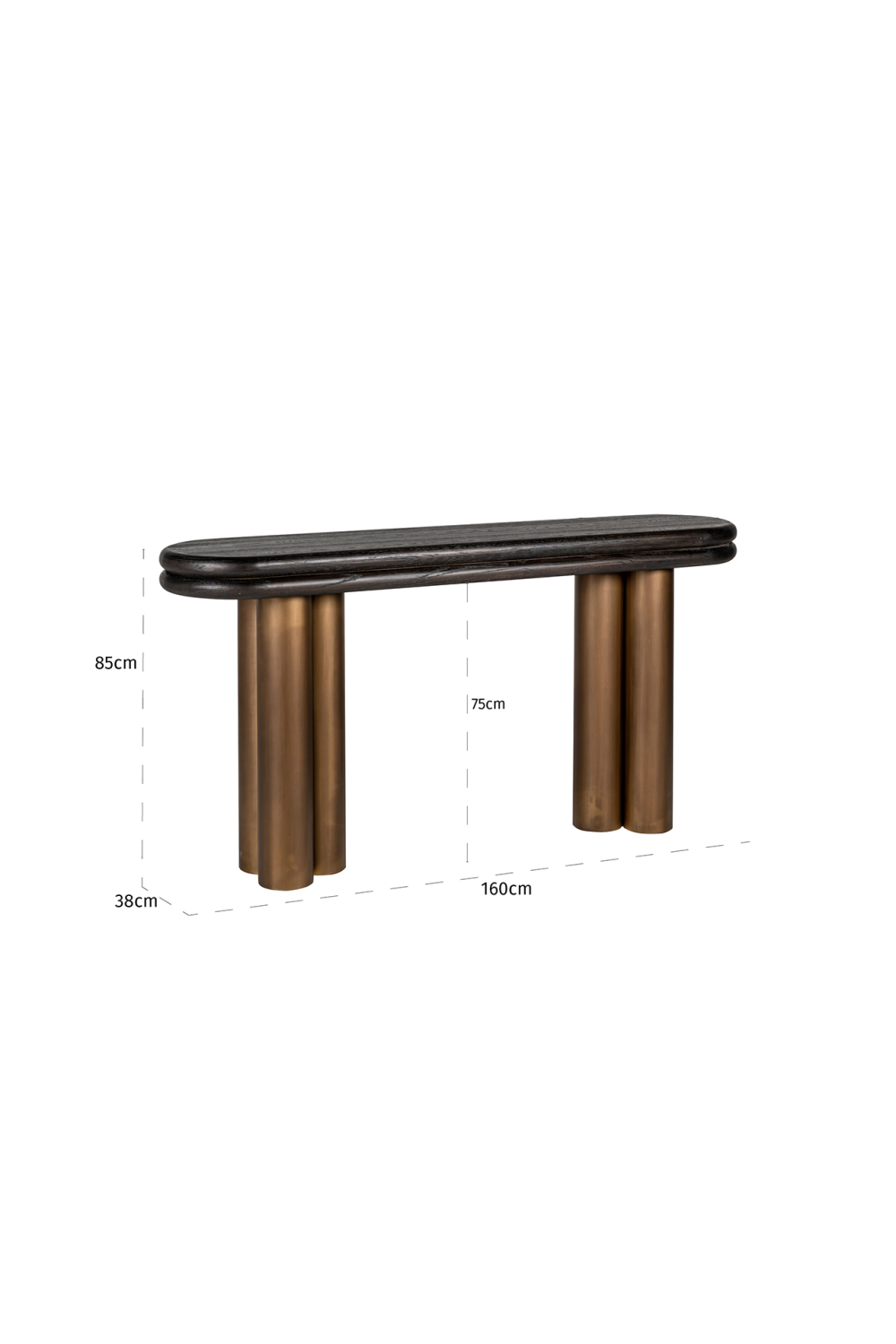 Lacquered Metal Console | OROA Macaron | OROA.com