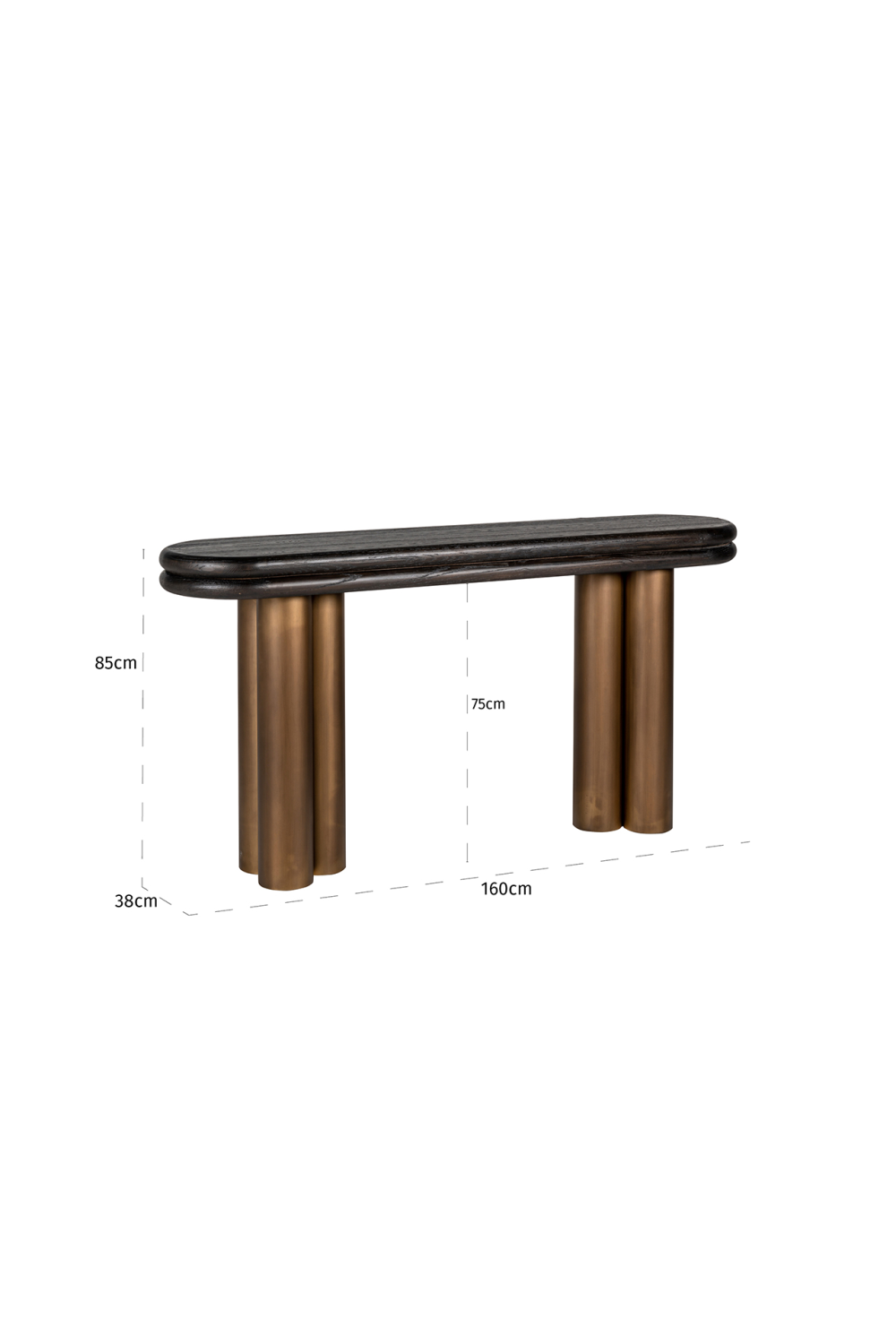 Lacquered Metal Console | Richmond Interiors Macaron | OROA.com