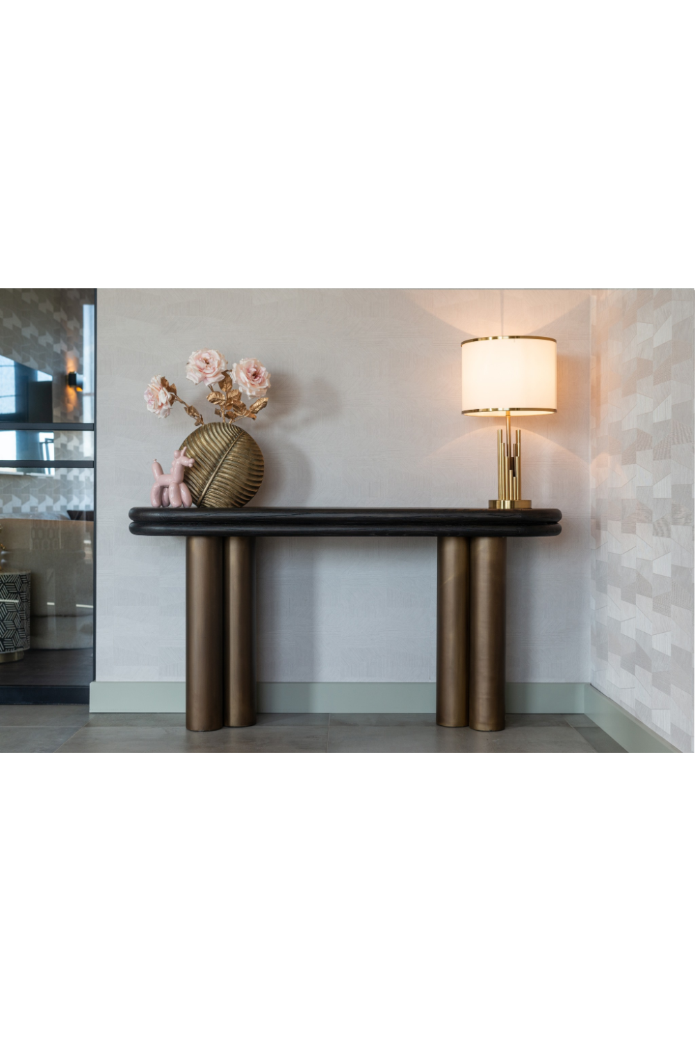 Lacquered Metal Console | OROA Macaron | OROA.com