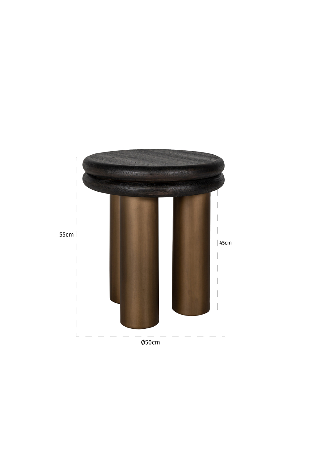 Metal Tripod End Table | OROA Macaron | OROA.com