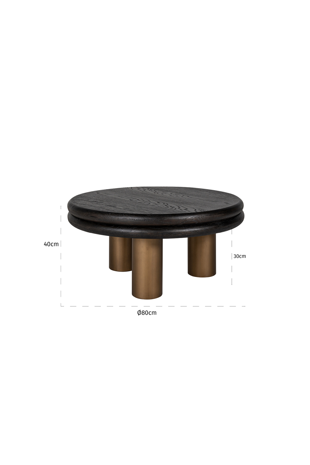 Metal Tripod Coffee Table | OROA Macaron | Oroa.com