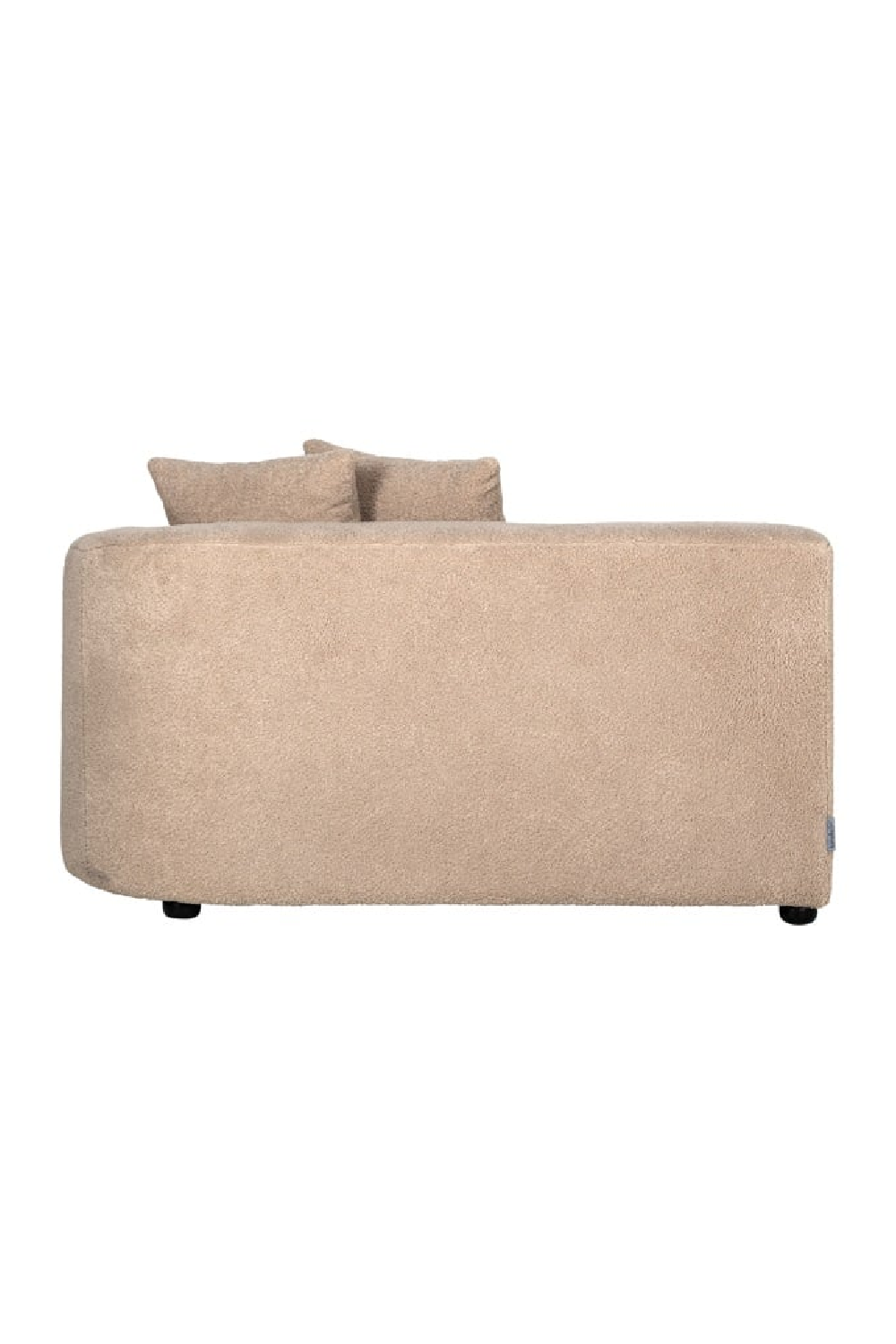 Brown Curve Upholstered Sofa | OROA Grayson | Oroa.com