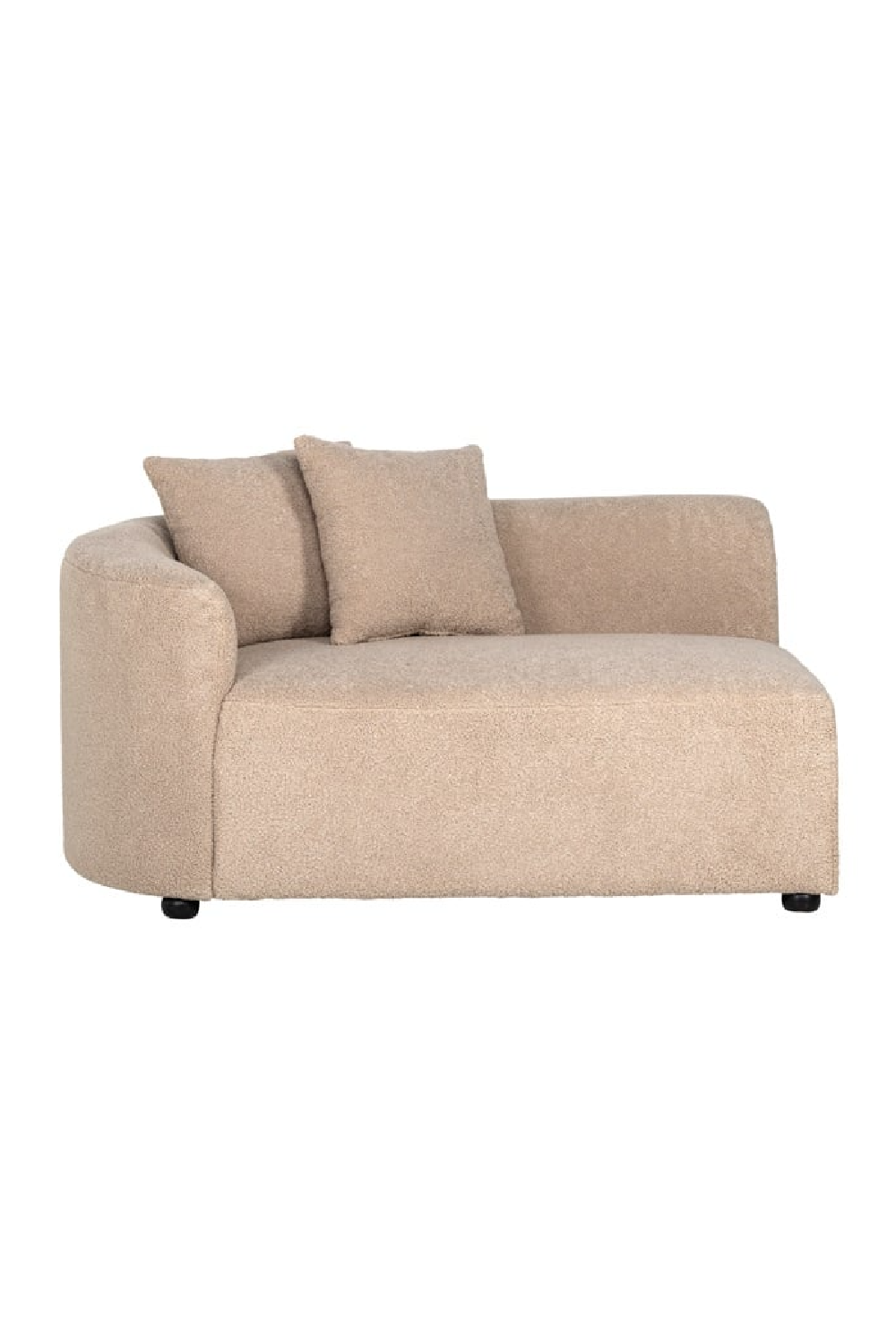 Brown Curve Upholstered Sofa | OROA Grayson | Oroa.com