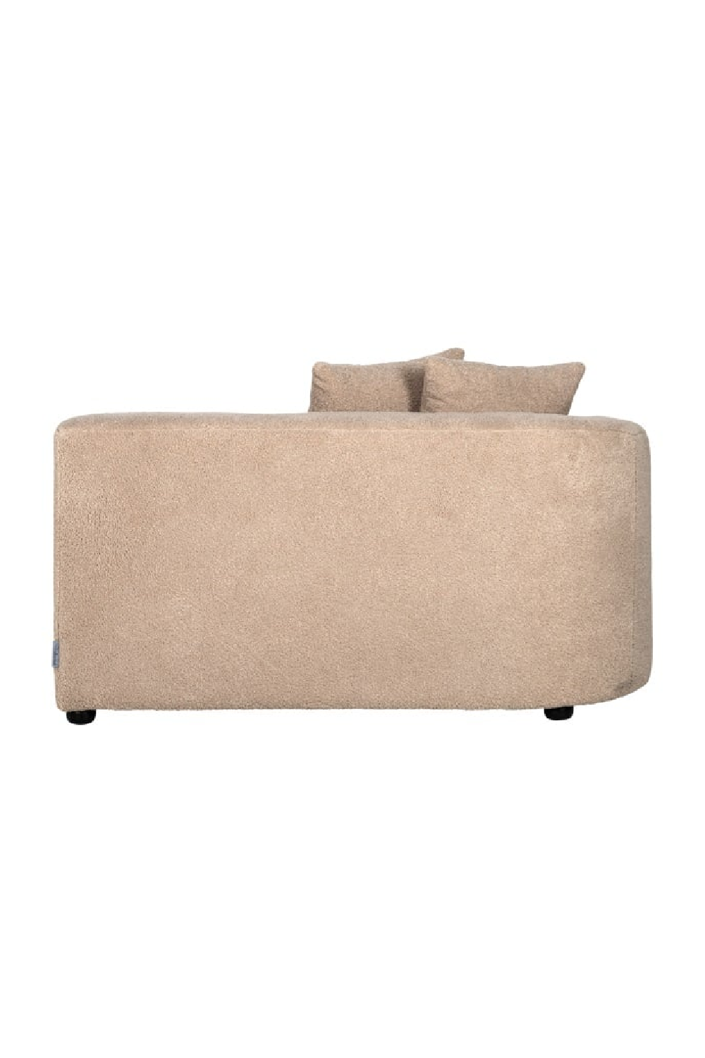 Brown Curve Upholstered Sofa | OROA Grayson | Oroa.com