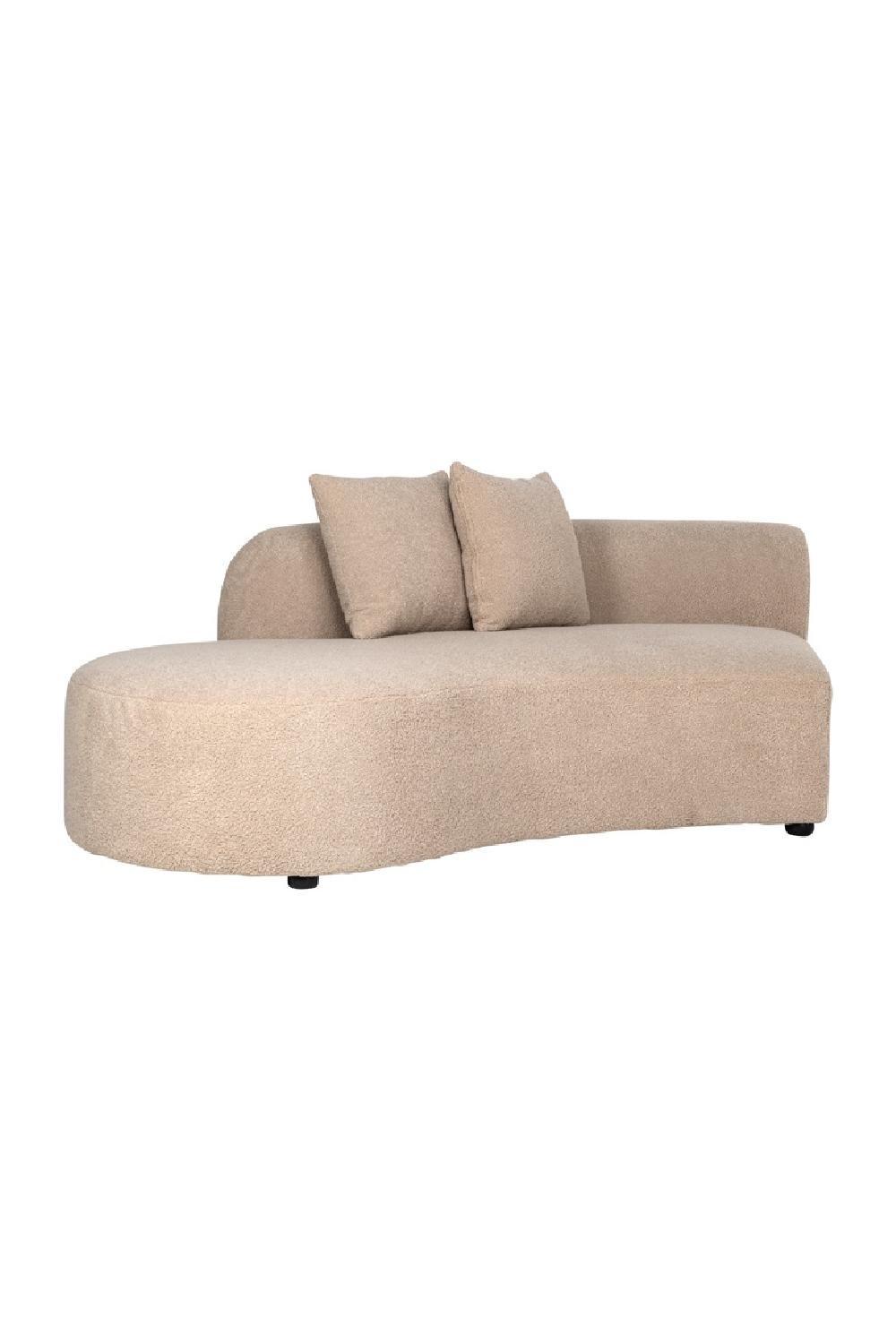 Brown Curve Upholstered Sofa | OROA Grayson | Oroa.com