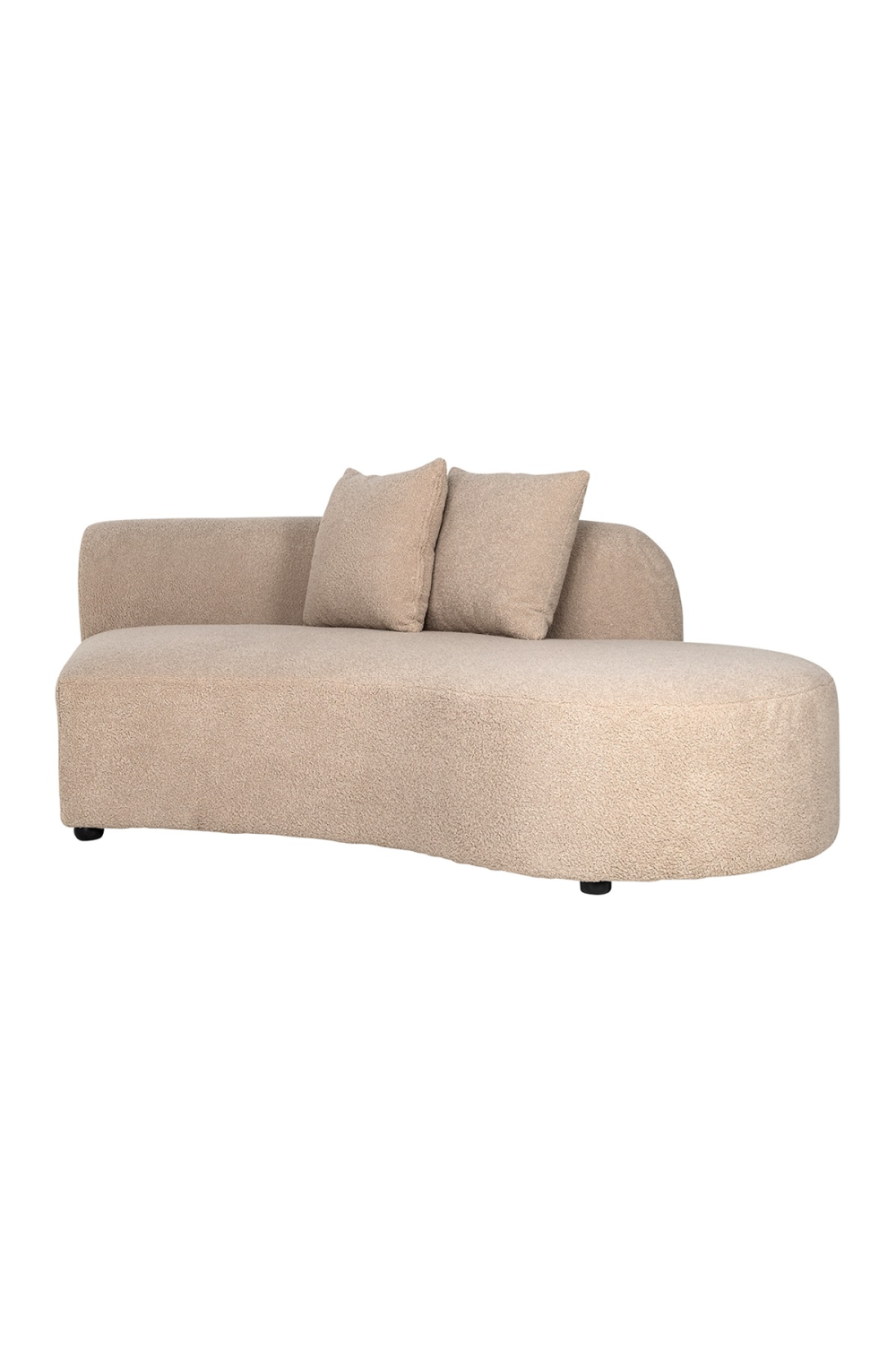 Brown Curve Upholstered Sofa | OROA Grayson | Oroa.com