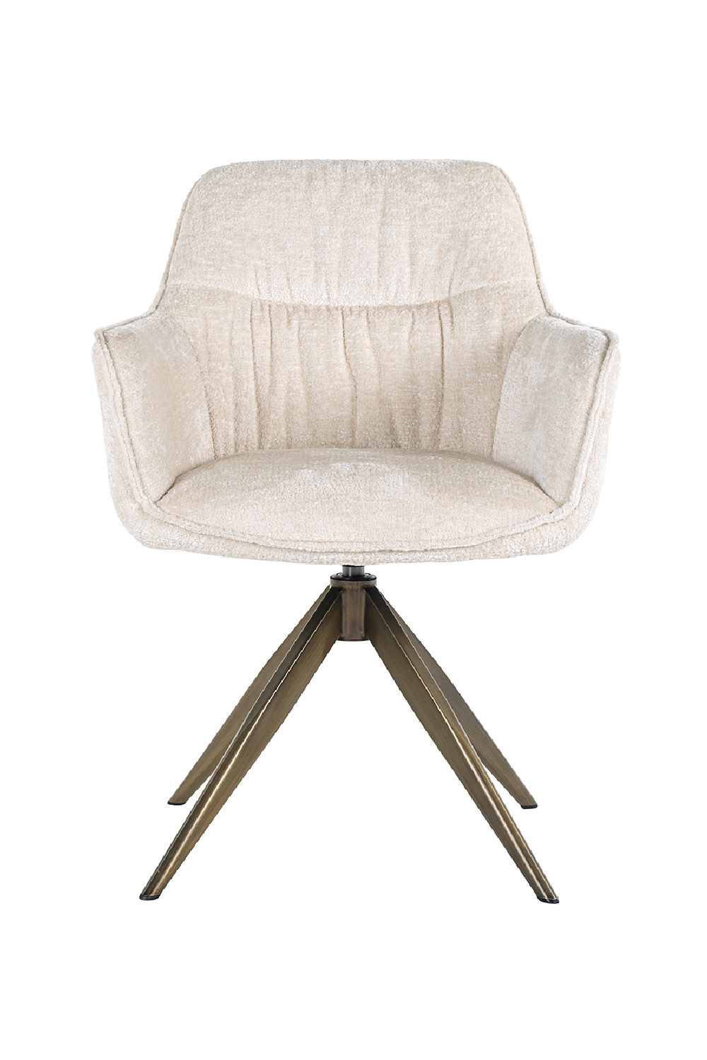 Upholstered Quadropod Swivel Chair | OROA Aline | OROA.com