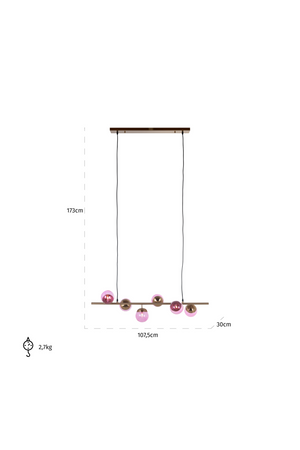 Sculptural Modern Hanging Lamp | Richmond Interiors Bente | OROA.com