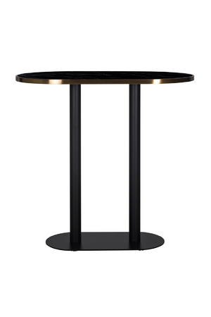 Oval Marble Bar Table | Richmond Interiors Zenza | Oroa.com