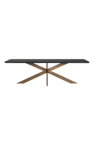 Black Rustic Dining Table | Richmond Interiors Blackbone | Oroa.com