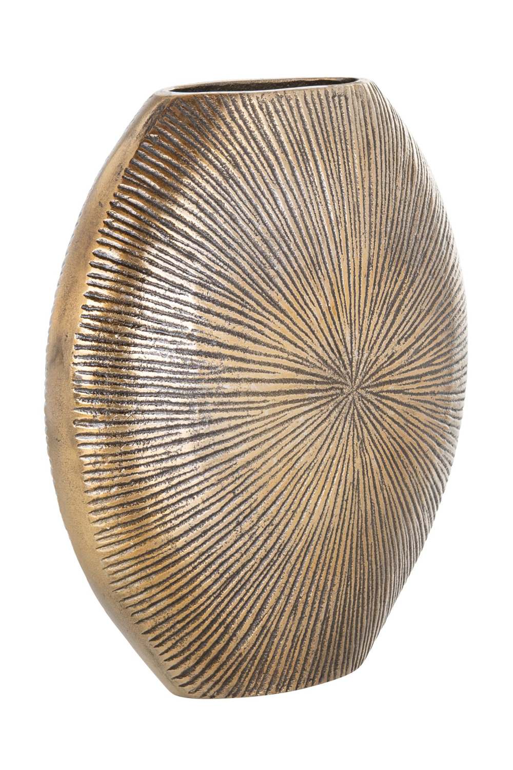 Aged Gold Carved Vase S | OROA Zaya | Oroa.com