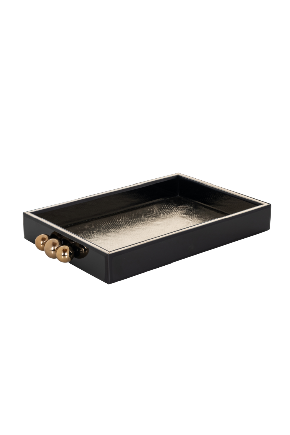 Black Modern Tray | Richmond Interiors Liv | OROA.com