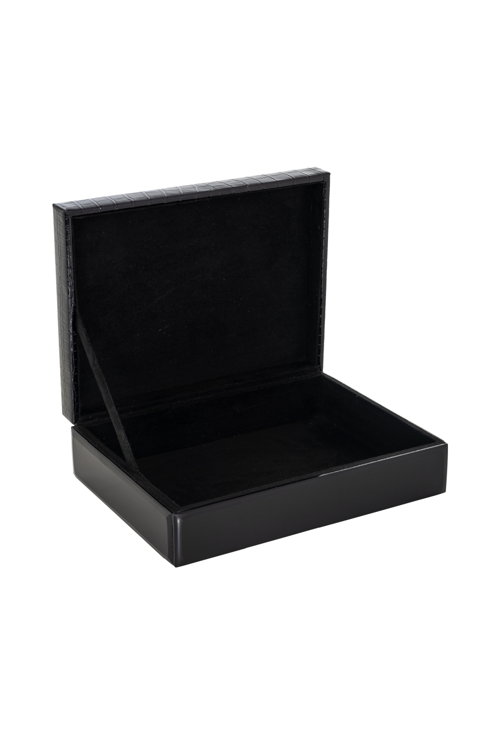 Rectangular Black Storage Box | OROA Nina | OROA.com