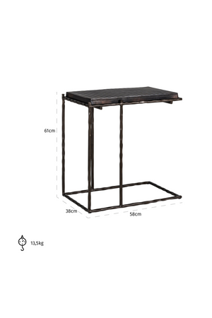 Black Aluminum Sofa Table | Richmond Interiors Ventana | Oroa.com