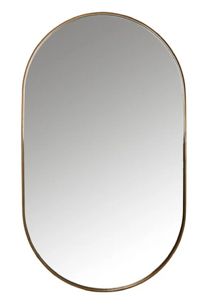Gold Oval Mirror | Richmond Interiors Skylar | Oroa.com