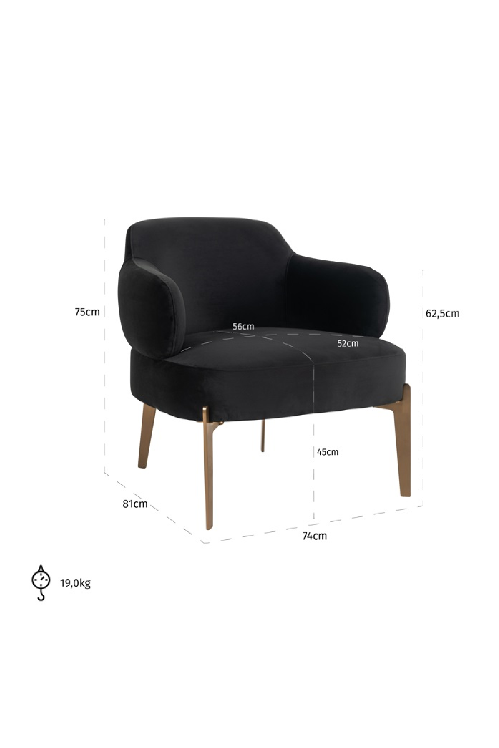 Modern Lounge Chair | OROA Venus | Oroa.com