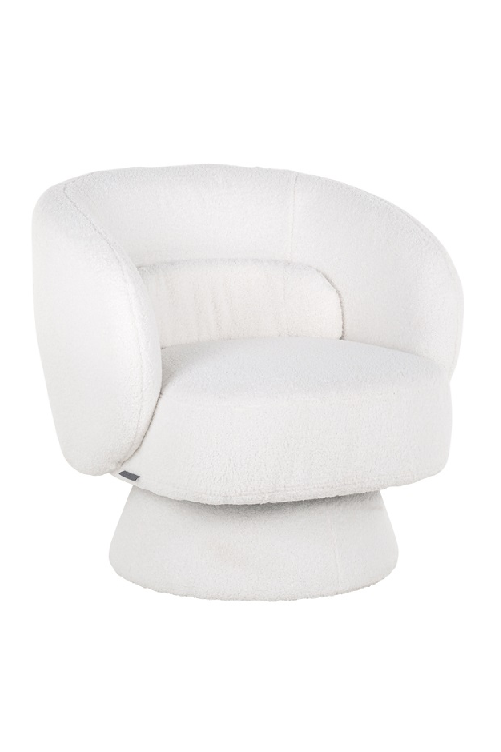 White Swivel Easy Chair | Richmond Interiors Senna | Oroa.com