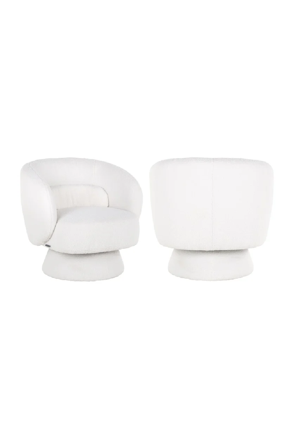 White Swivel Easy Chair | OROA Senna | Oroa.com