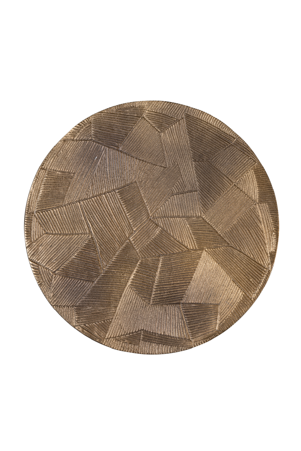 Round Gold Nested End Tables (2) | OROA Tulum | Oroatrade.com