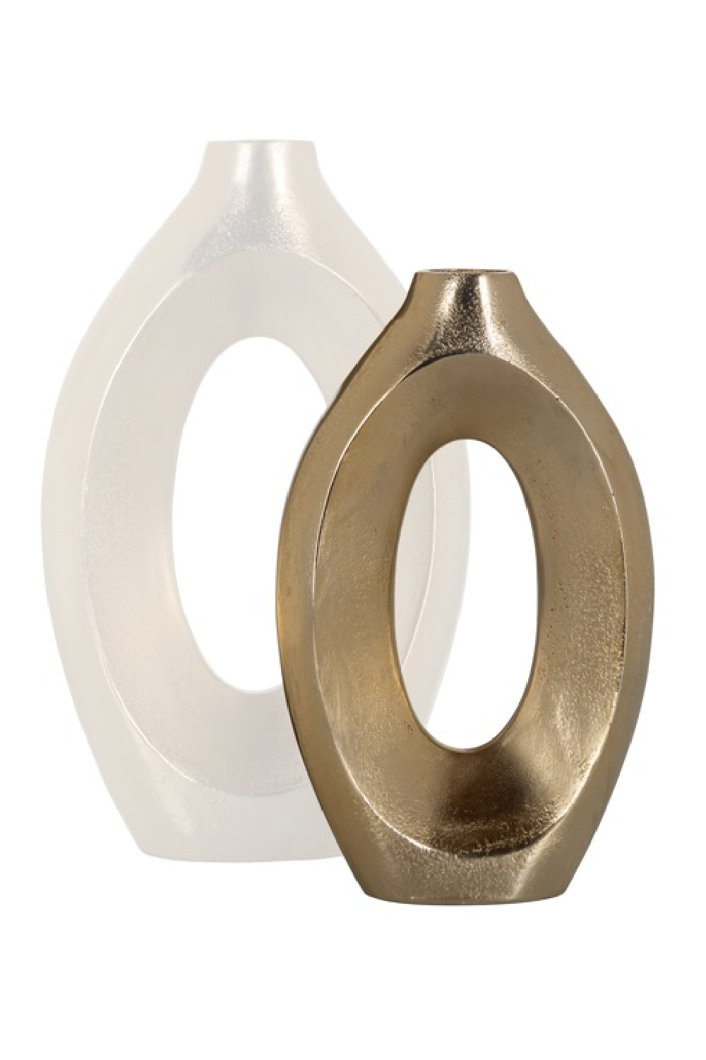 Brushed Gold Modern Vase | Richmond Interiors Alma | Oroa.com