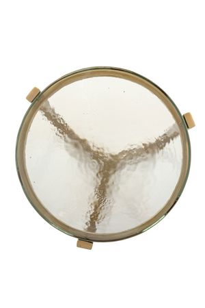 Glass Round End Table | Richmond Interiors Aubrey | Oroa.com