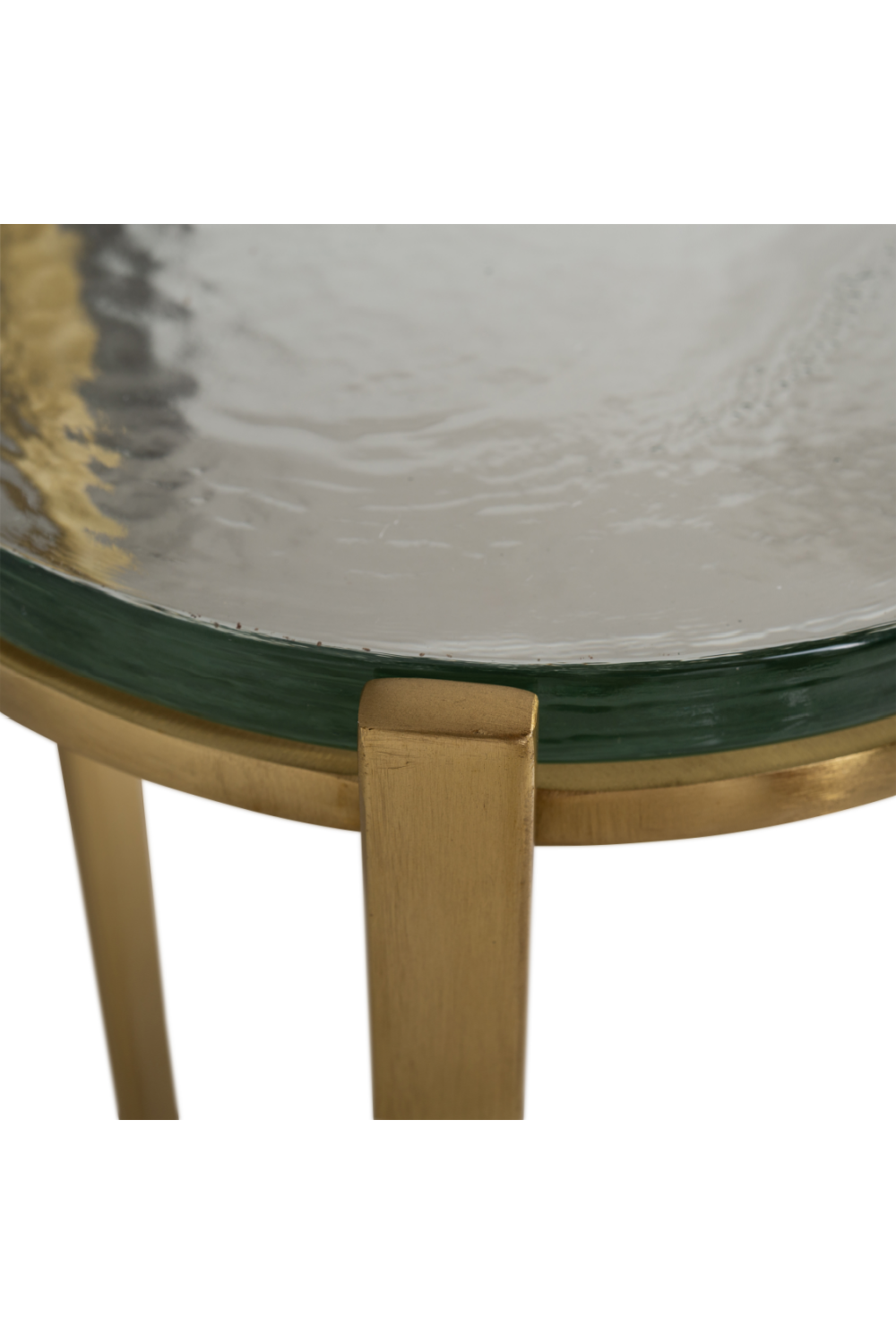 Glass Round End Table | OROA Aubrey | Oroa.com