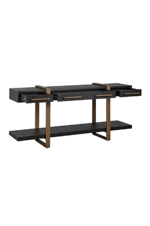 Contemporary Black Oak Sideboard | Richmond Interiors Cambon | Oroa.com