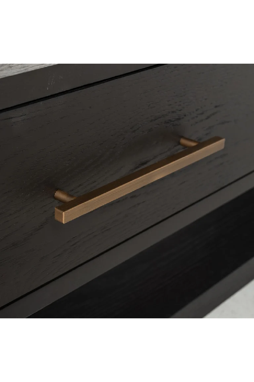 Black Oak 3-Drawer TV Unit | OROA Cambon | Oroa.com