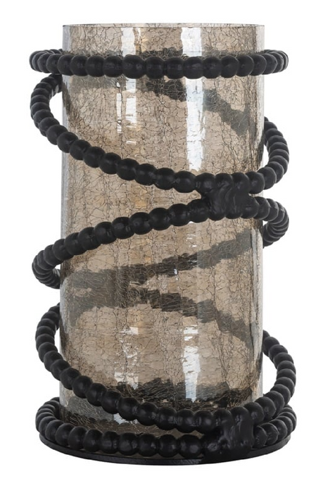 Glass with Rings Hurricane | Richmond Interiors Edison | Oroa.com