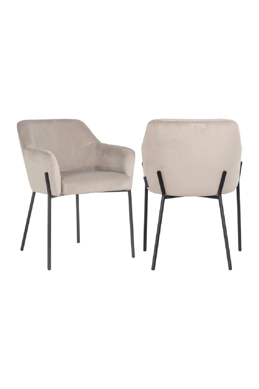 Fabric Upholstered Dining Armchair | OROA Fay | Oroa.com