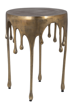 Brass Art Deco End Table | Richmond Interiors Carly | Oroa.com