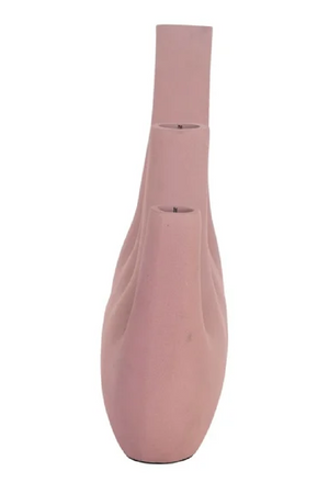 Pink Aluminum Modern Vase | Richmond Interiors Jody | Oroa.com