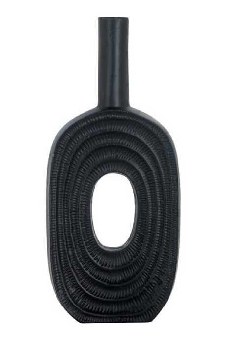 Black Mid-Century Vase L | Richmond Interiors Emar | Oroa.com