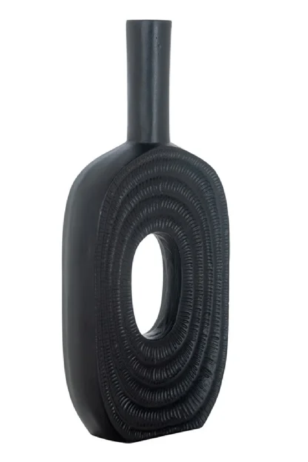 Black Mid-Century Vase L | Richmond Interiors Emar | Oroa.com