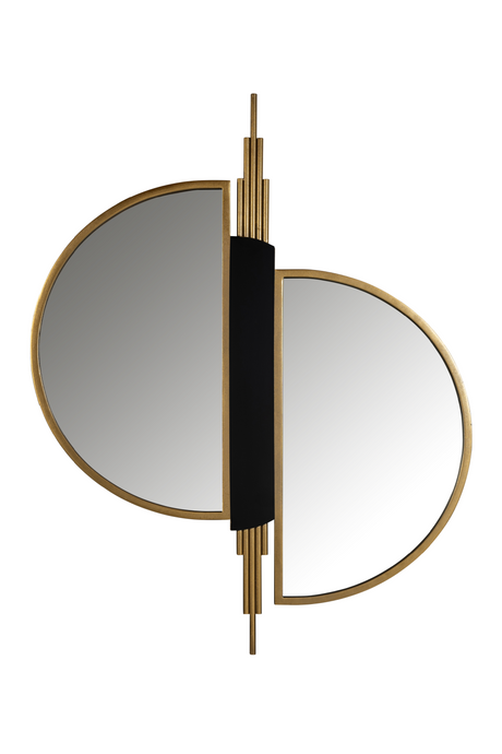 Brushed Gold Decorative Mirror | Richmond Interiors Adelyn | Oroa.com