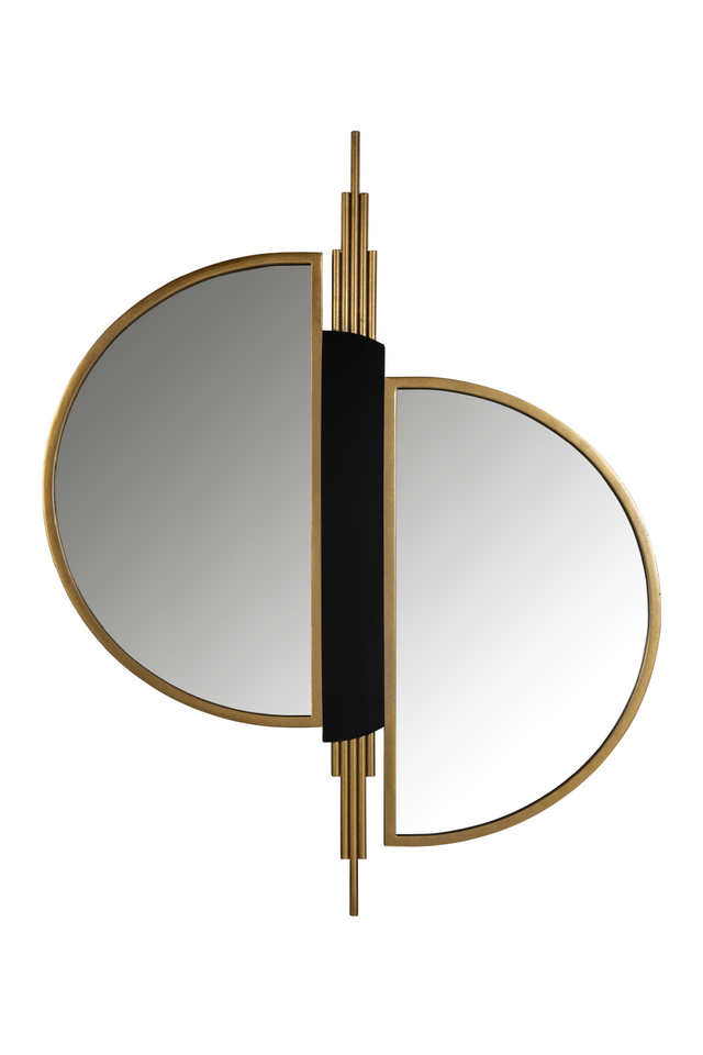Brushed Gold Decorative Mirror | Richmond Interiors Adelyn | Oroa.com