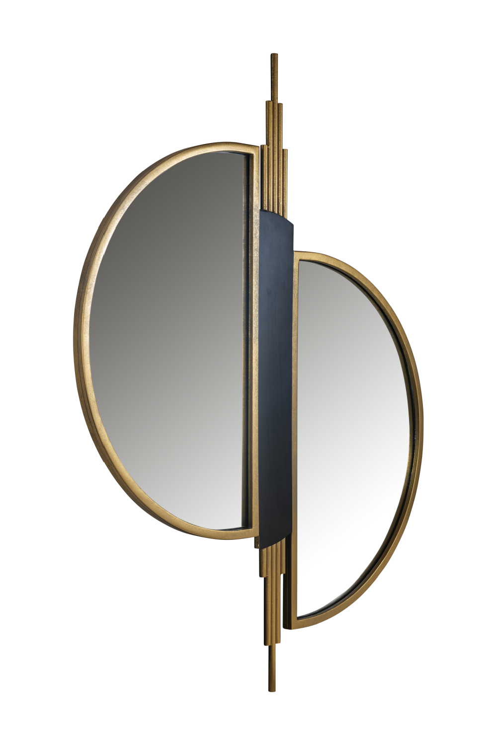 Brushed Gold Decorative Mirror | Richmond Interiors Adelyn | Oroa.com