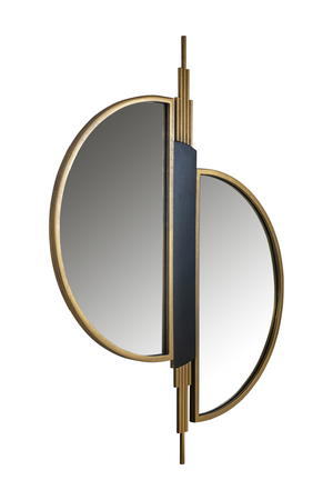 Brushed Gold Decorative Mirror | Richmond Interiors Adelyn | Oroa.com