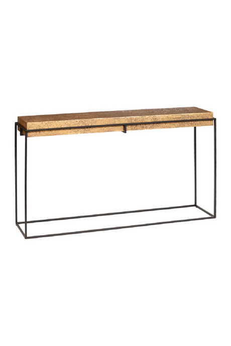Rustic Gold Console Table | Richmond Interiors Dover | Oroa.com