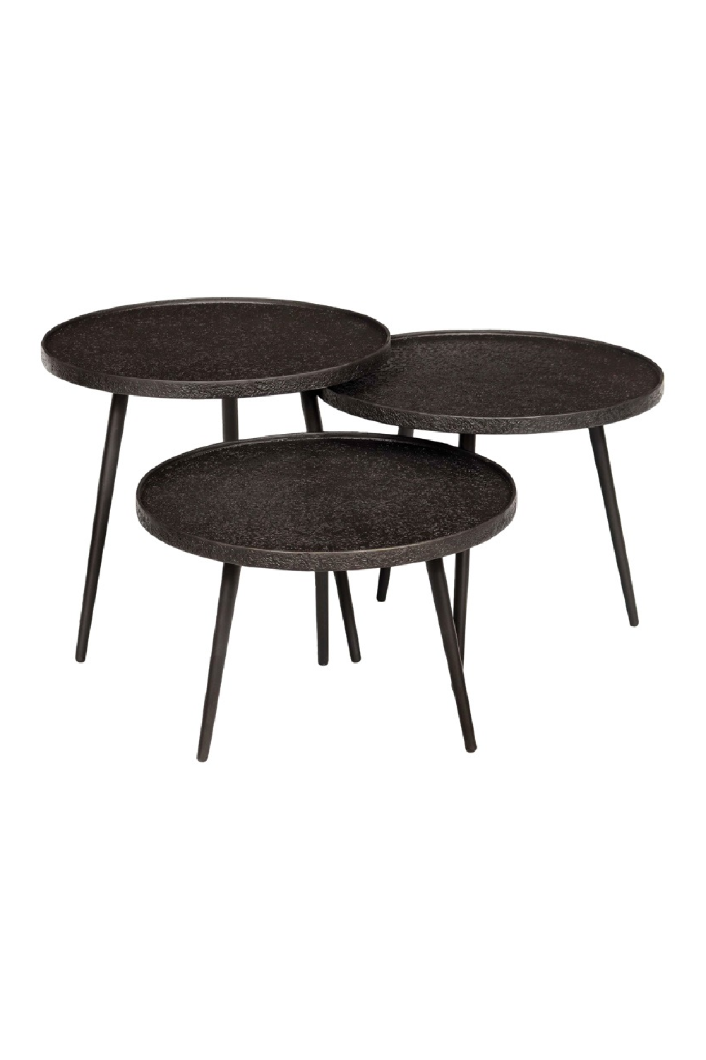 Round Tripod Coffee Table Set (3) | OROA Oxford | Oroa.com