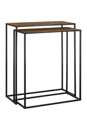 Metal Nesting Console Tables (2) | Richmond Interiors Bristol | Oroa.com