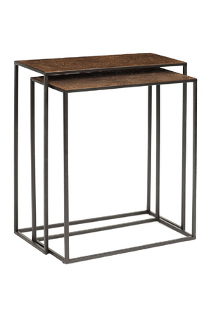 Metal Nesting Console Tables (2) | Richmond Interiors Bristol | Oroa.com