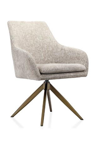 Upholstered Quadropod Swivel Chair | Richmond Interiors Lisonne | Oroa.com